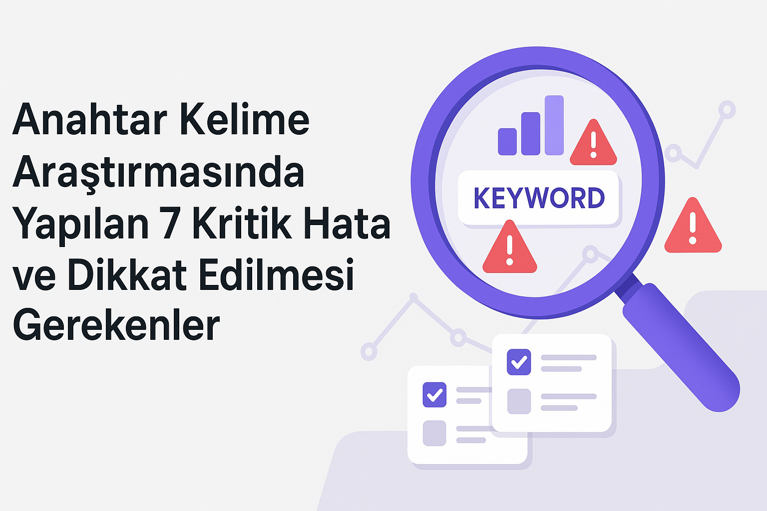 Anahtar Kelime Araştırmasında Yapılan 7 Kritik Hata ve Dikkat Edilmesi Gerekenler